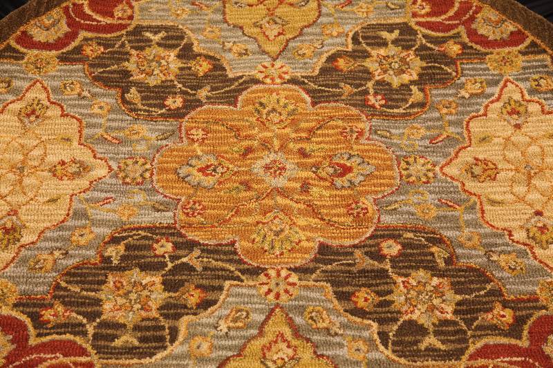 Granby Round Rug 6 Brown