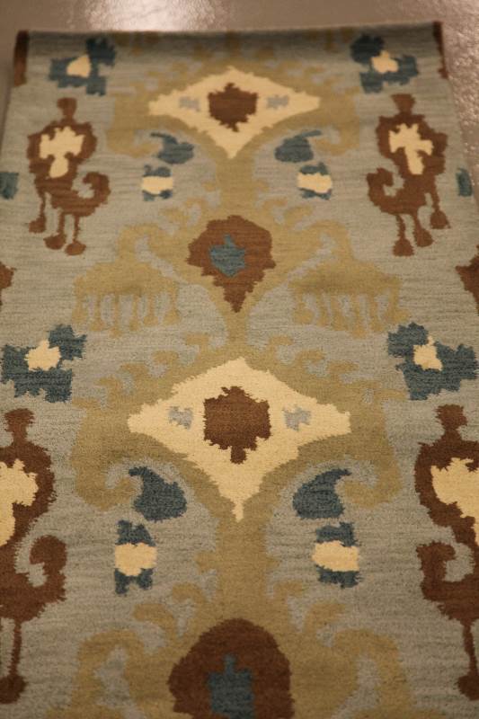 Trinket Runner Rug 2 6 x 8 Blue