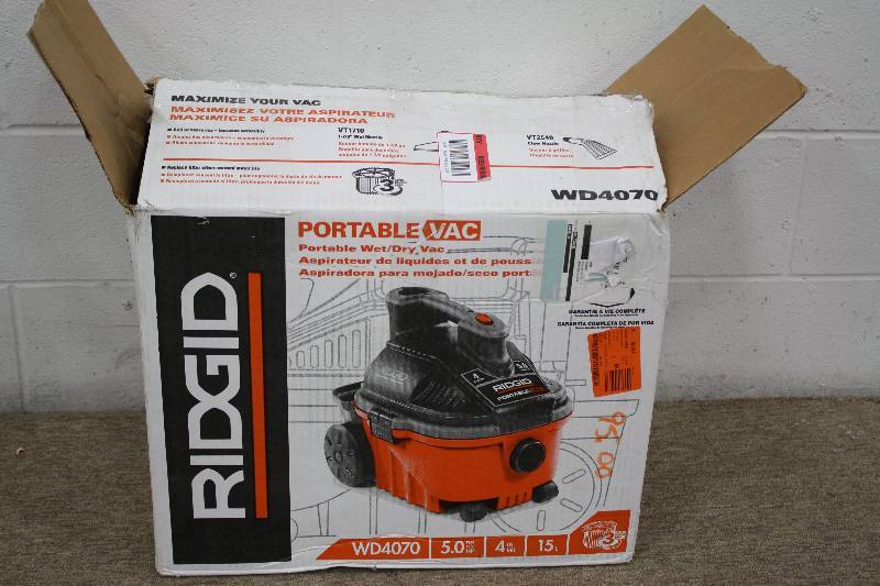 lot 20 image: Ridgid Portable Shop-Vac