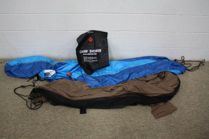 lot 89 image: Camp Shower & 2 Hammocks