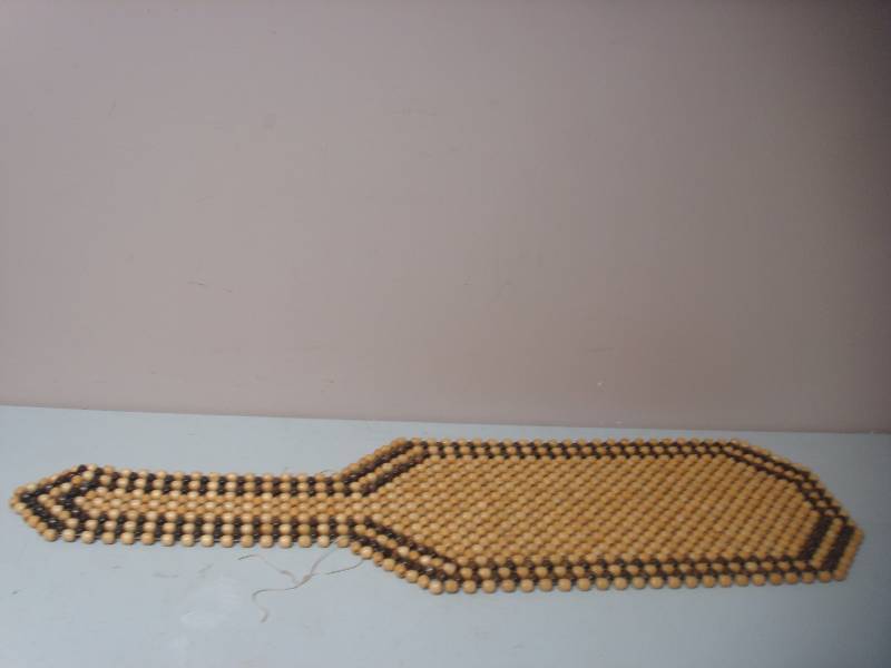 lot 56 image: Beaded Seat Cover...