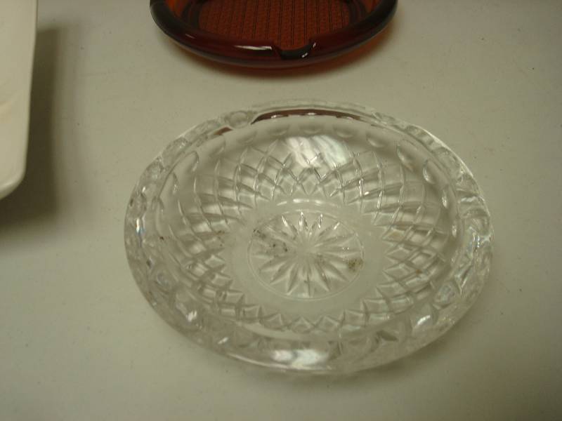 lot 192 image: Lot Of Glass Ashtrays...