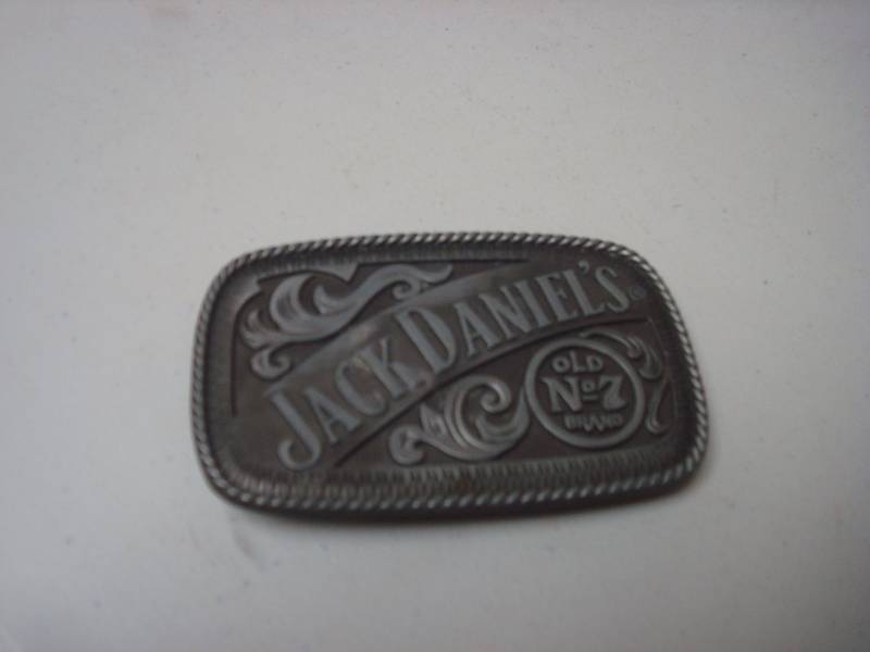 lot 64 image: Jack Daniels Metal Belt Buckle...