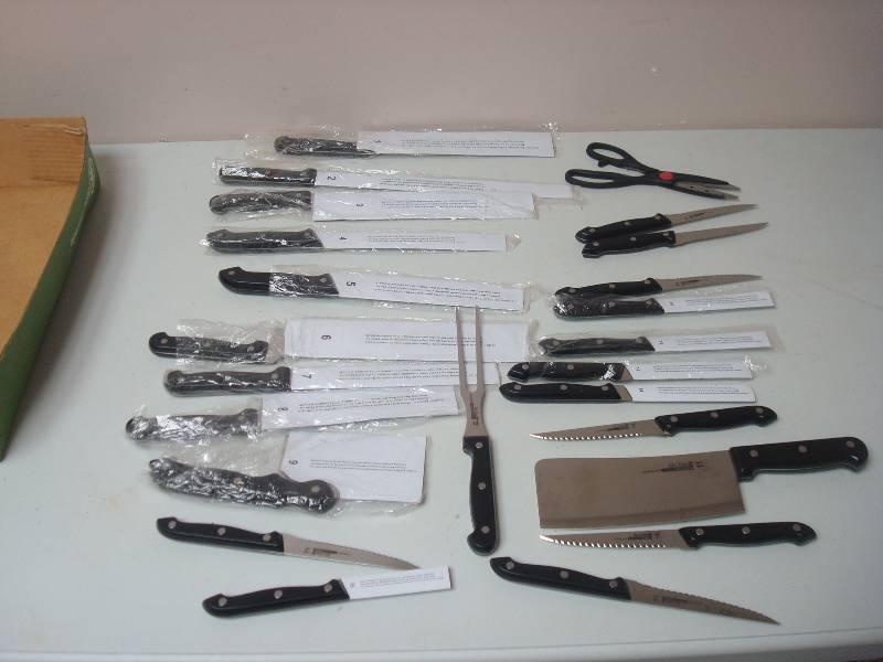 lot 103 image: Lot Of New Six Star Stainless Knives...