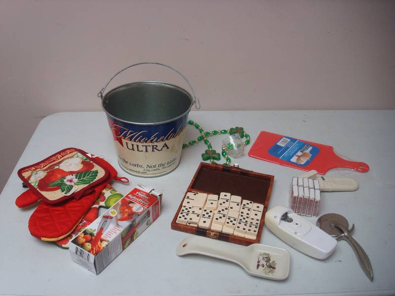 lot 113 image: Michelob Bucket With Some Items...