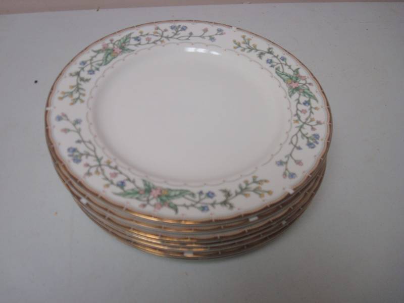 lot 184 image: Set Of Seven Farberware Fine China Plates, We...