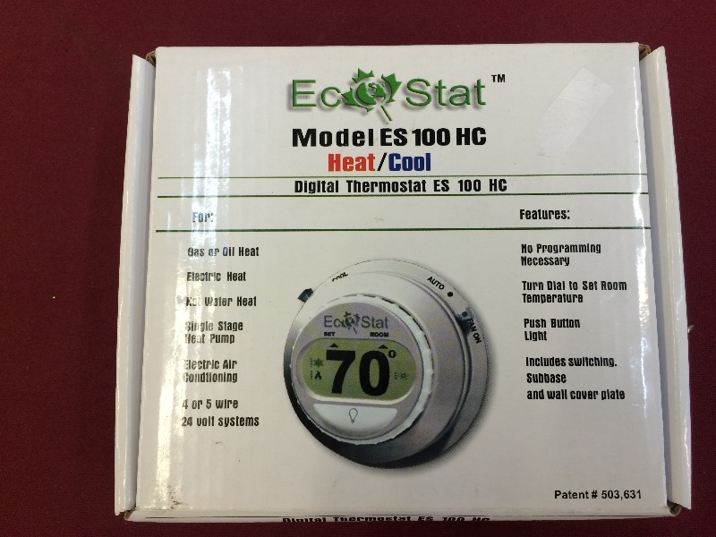 ECO Digital Heating & Cooling Thermostat - New