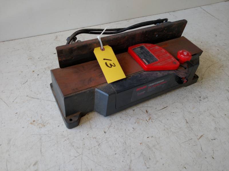 Craftsman 4 18 Jointer, 58 hp, W...