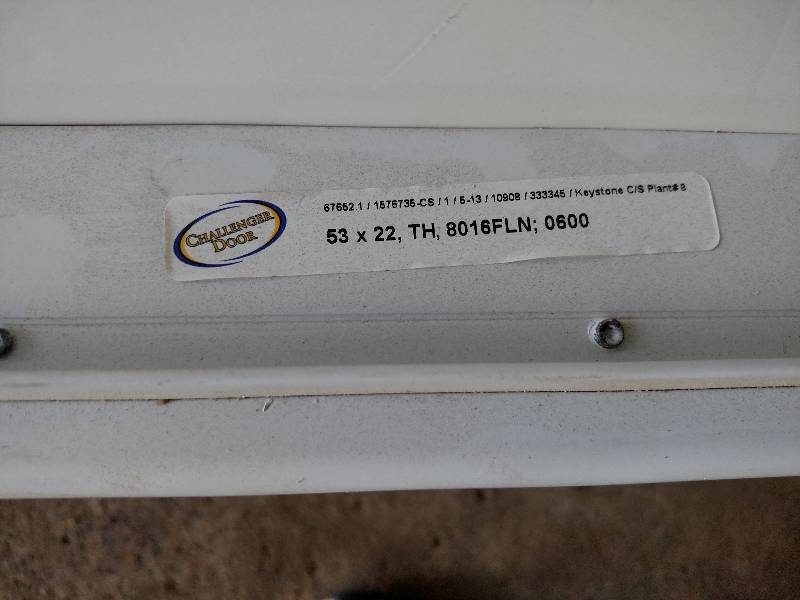 Aluminum Frame Door, 53 x 22...