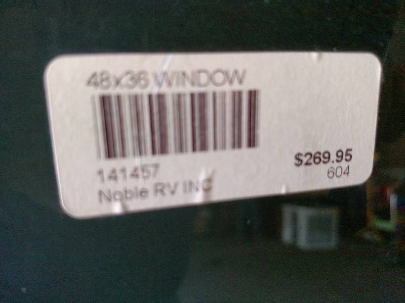 Aluminum Frame RV Window, 48 x 36, ...