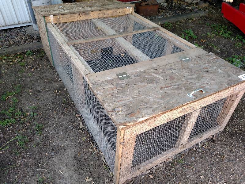 Rabbit Hutch, Approx. 4 x 8 12...