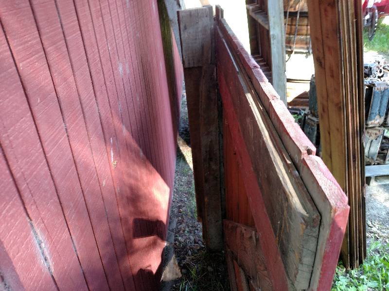 Vintage Grainery Door, Approx. 54 x...