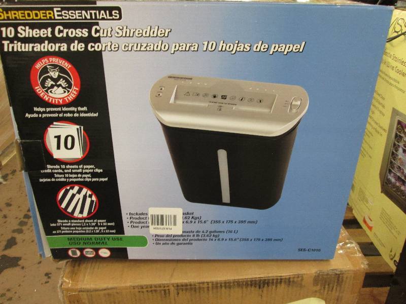 Shredder Essentials 10 sheet Cross-...