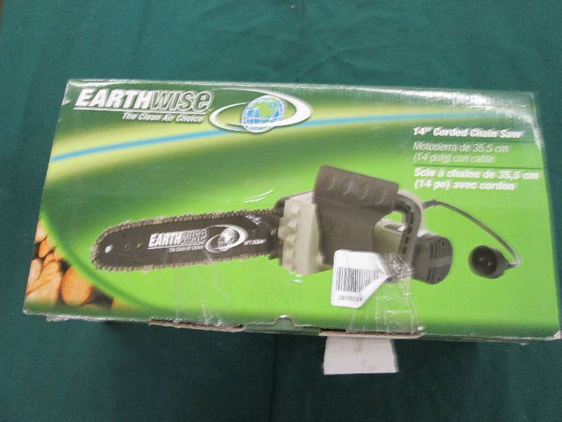 14 Corded Chainsaw by Earthwise -open box Retail $99.95