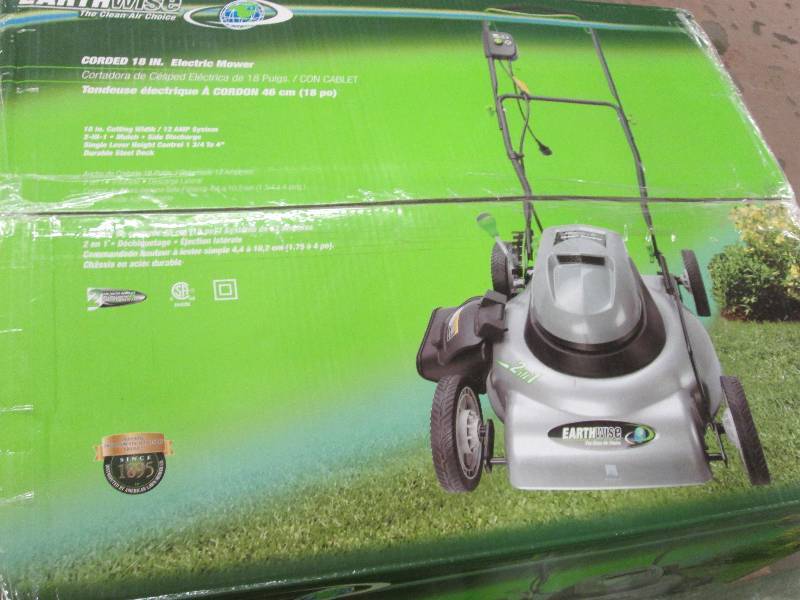 18 Inch Corded Electric Mower- open box Retail $279.99