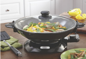 Ginnys Brand Electric Wok open box Retail $79.99 Ginnys Brand Electric Wok is wonderful for stir-frying, braising, frying,