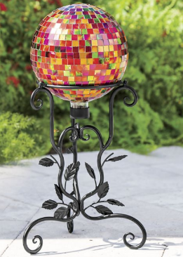 Metallic Gazing Ball Stand (stand only)