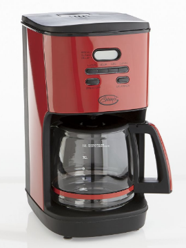Ginnys Brand 12-Cup Coffeemaker- Del.Red open box returns, untested Retail $79.99