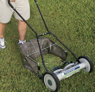 Push Lawnmower with Sharpening Kit & Grass catcher , open box)  Retail $159.95,