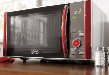 Ginnys Brand Retro Microwave open ...