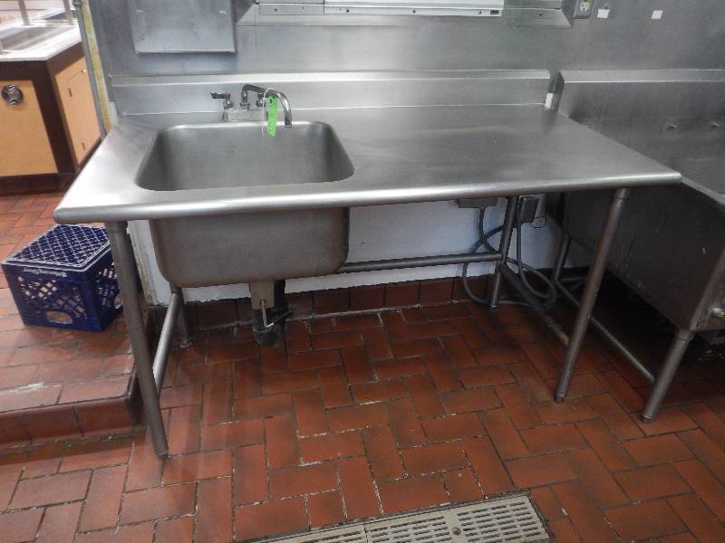 lot 19 image: Prep Sink with Faucet