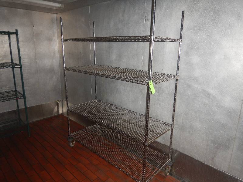 lot 35 image: 2 Metal Shelves