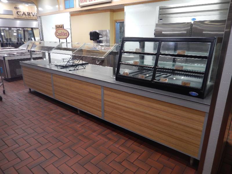 lot 37 image: Serving Island with Heated Cookie Rack and Partial Heated Top