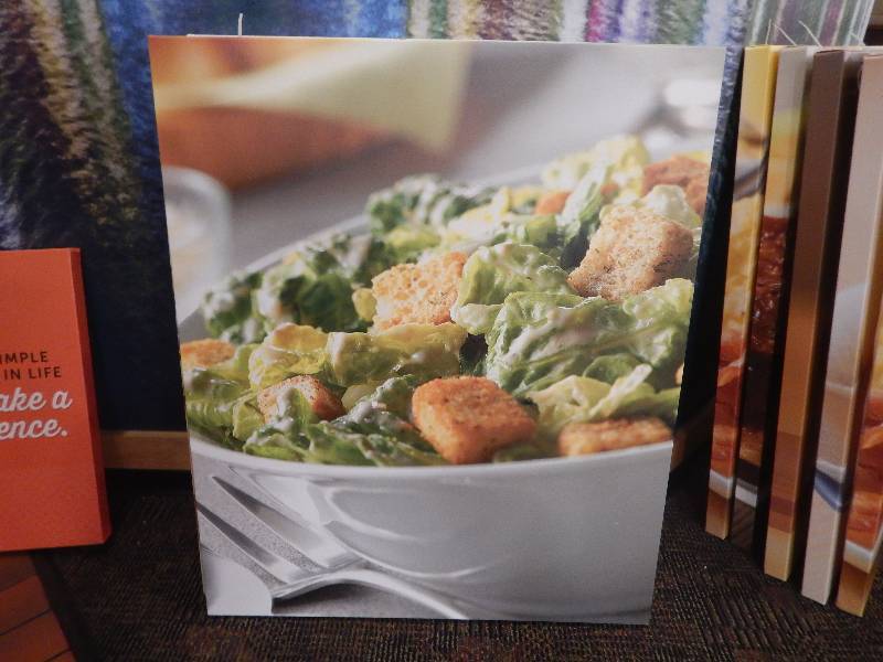 lot 49 image: Caesar Salad Canvas Picture