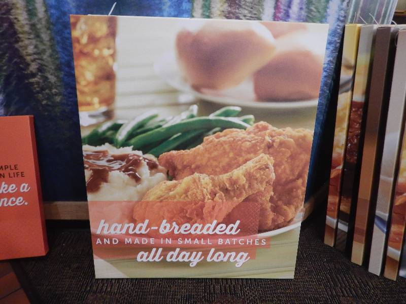 lot 50 image: Extra Crispy Chicken Canvas Picture