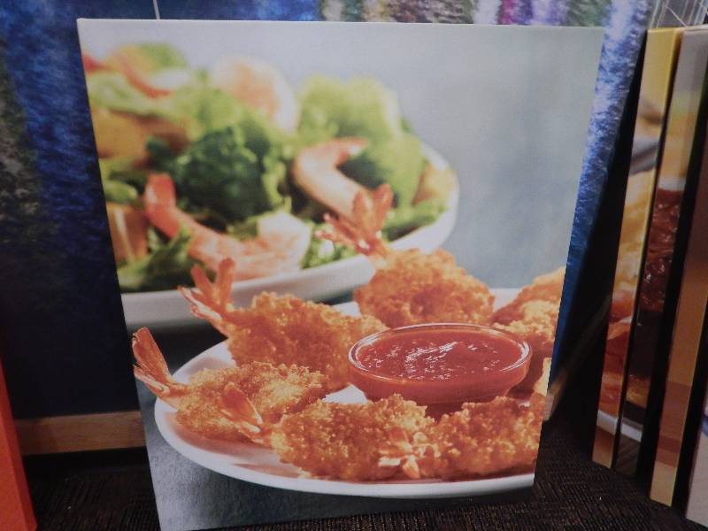 lot 52 image: Crispy Shrimp Canvas Picture