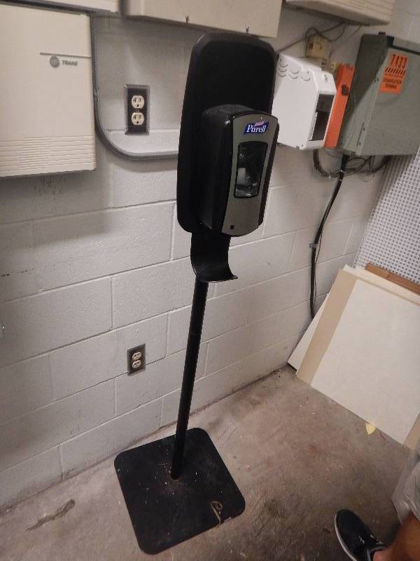 lot 55 image: Sanitizer Dispenser with Stand