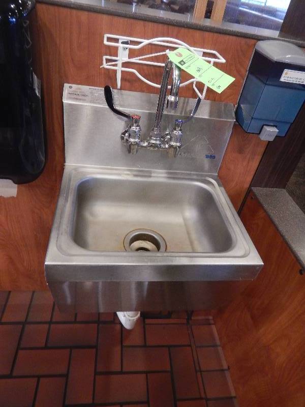 lot 68 image: Advance Tabco Sink with Faucet