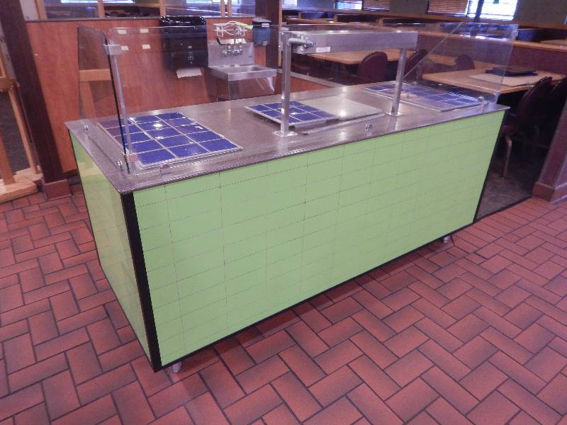 lot 69 image: Food Warmer Station with APW Overhead Warmer