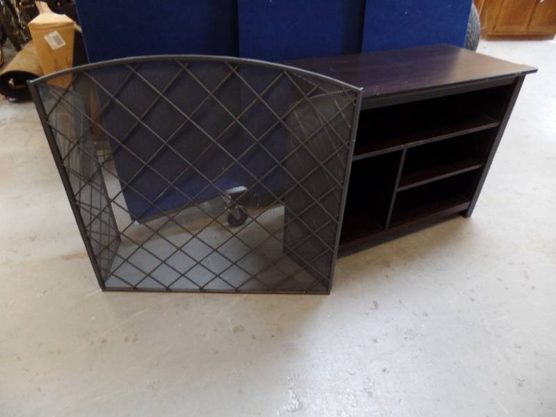 Fire place screenTv stand