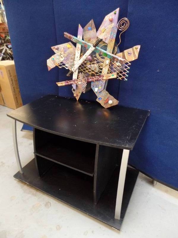 Abstract artTV stand
