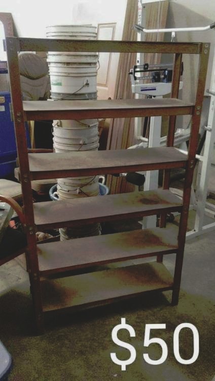 lot 62 image: Wooden Shelf