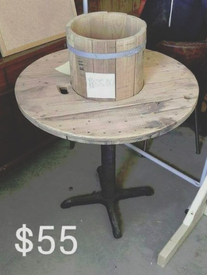lot 64 image: Handcrafted Patio Table