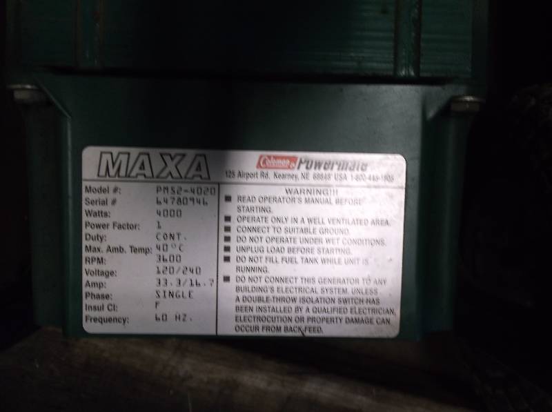 lot 3 image: Generator