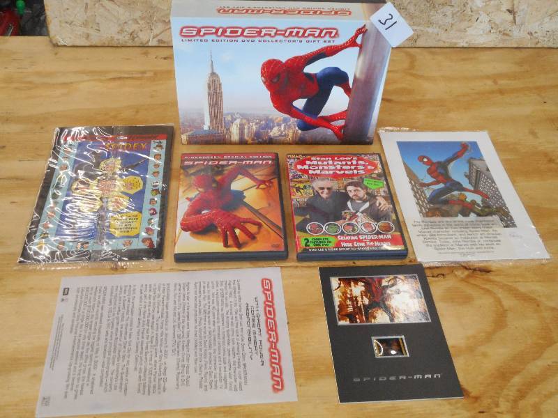 lot 31 image: Spider-Man Limited Edition DVD Coll...
