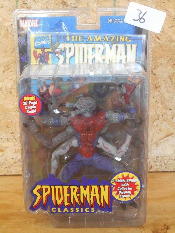 lot 36 image: Spider-Man Man-Spider With Display ...