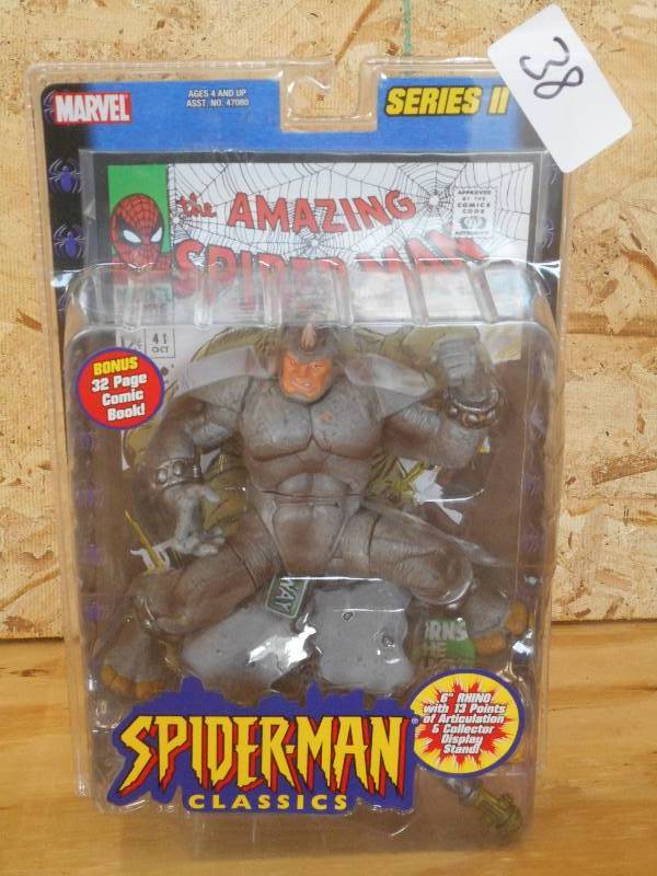 lot 38 image: Spider-Man Classics Series-II 6 Rh...
