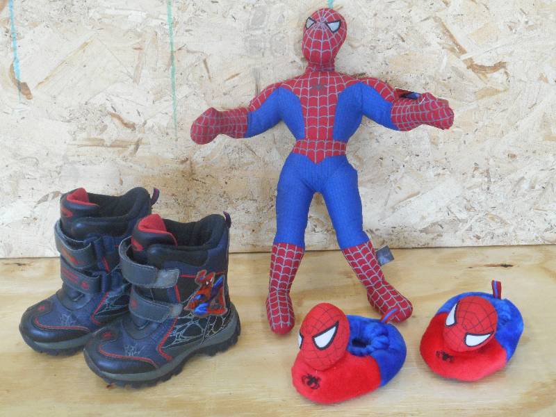 lot 66 image: Flat Of Spider-Man Size-8 Boots, S...