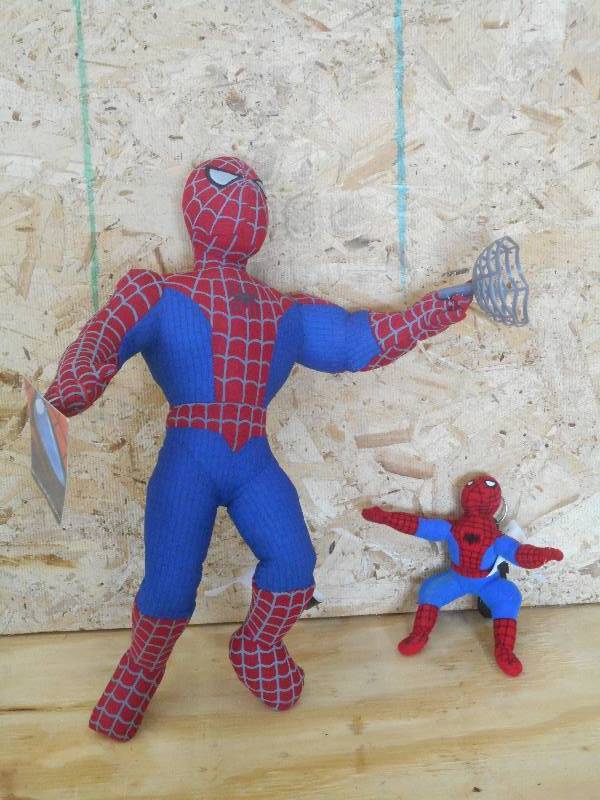 lot 68 image: (1) Large & (1) Small Spider-Man St...