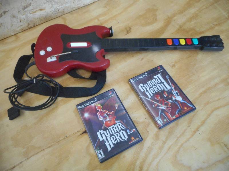 lot 85 image: Lot Of Guitar Hero Gaming Equipment...