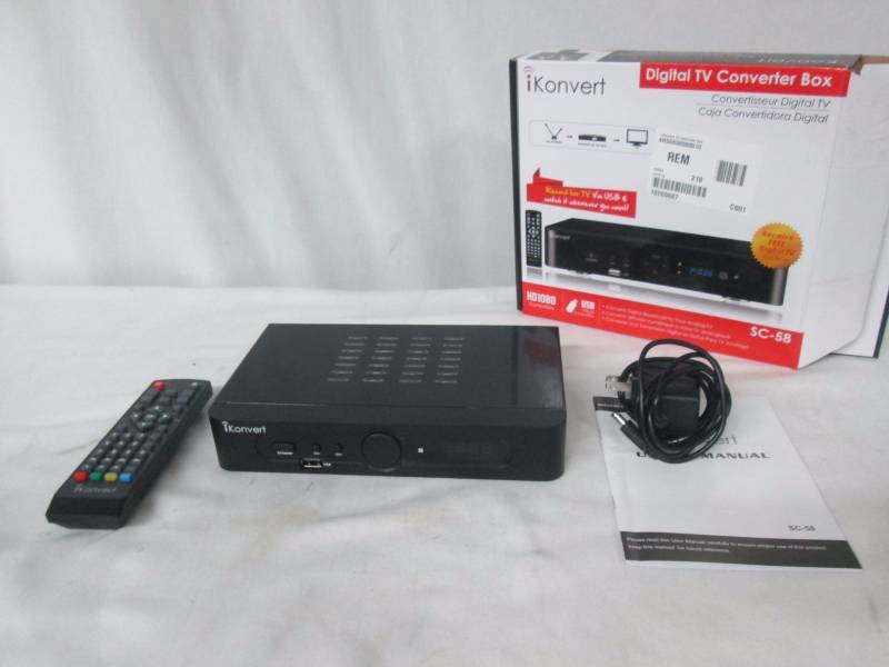 lot 49 image: iKonvert TV Converter Box
