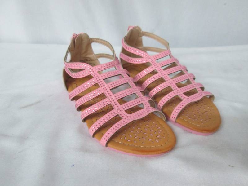 lot 65 image: Laura Ashley Toddler Girls Beaded Sandal - Pink