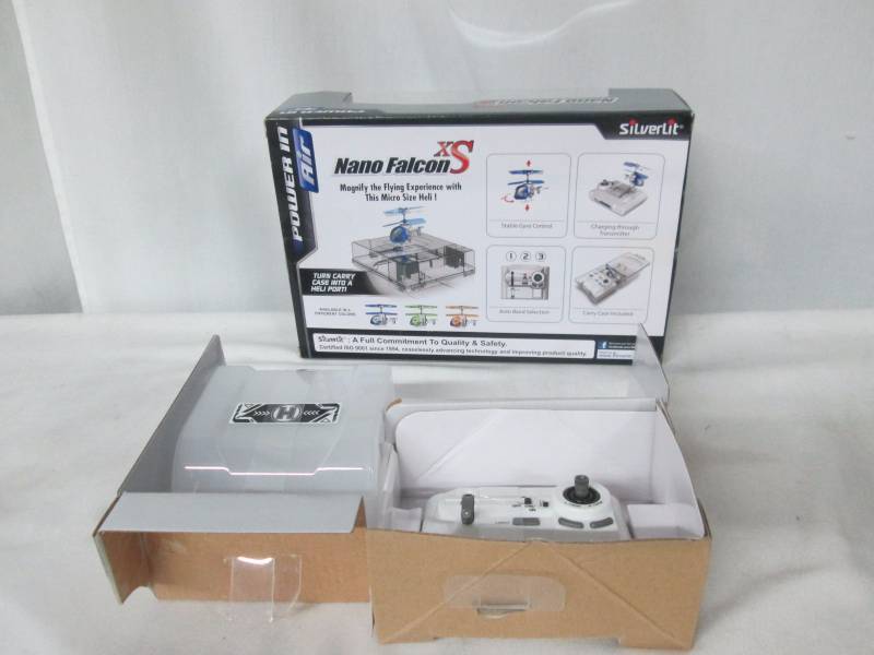lot 61 image: Silverlit Nano Falcon XS Remote-Controlled Helicopter