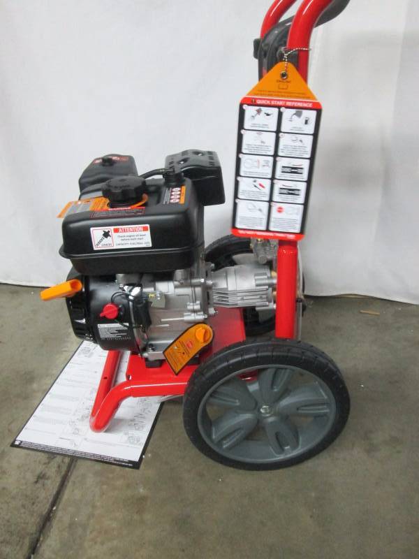 Master Craft 3100 PSI Gas Pressure Washer July High End Store Returns