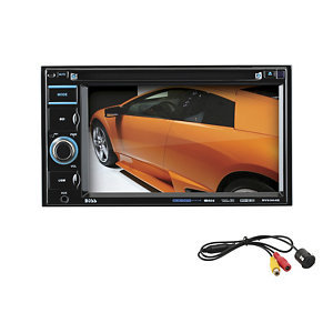 lot 8 image: Boss 320-Watt DVD 6.2 Touch Screen Multimedia Car Stereo with Bluetooth and Rear View Camera