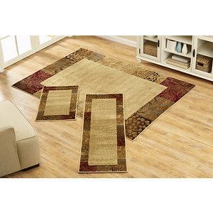 lot 23 image: Alcove Elegance Frame Border 3-pc. Area Rug Set